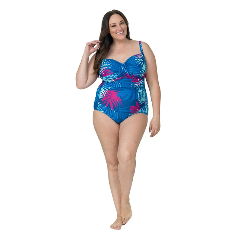 Caribbean Sand™ Full Coverage One Piece Swimsuit Swimsuit with Skirt