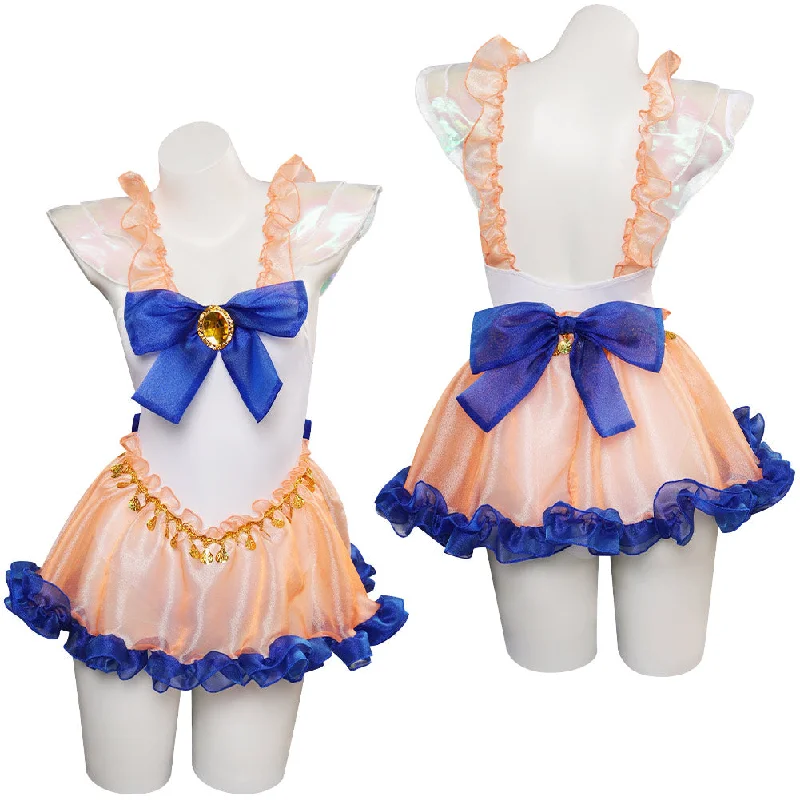 Sailor Moon Aino Minako Swimsuit Outfits Halloween Carnival Cosplay Costume Chic Bikini Set