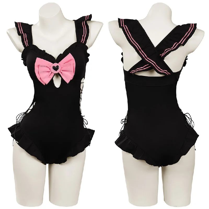Sailor Moon Chibiusa Cosplay Swimsuit Outfits Halloween Carnival Suit Sexy Cutout Swimsuit
