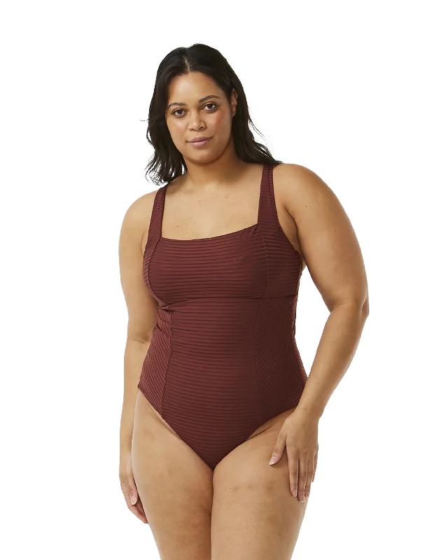 Premium Surf D-DD One Piece Swimsuit in Plum Stylish Swimsuit Set