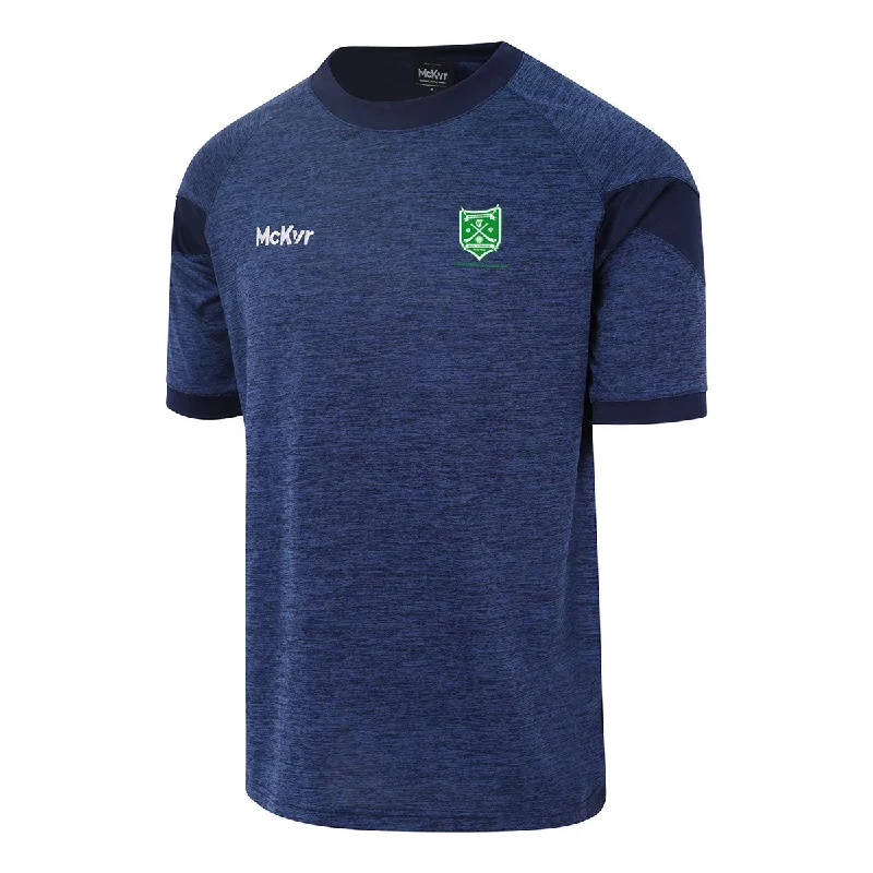 Mc Keever Crossabeg/Ballymurn GAA Core 22 T-Shirt - Adult - Navy-- Welt Pockets Slit Pockets