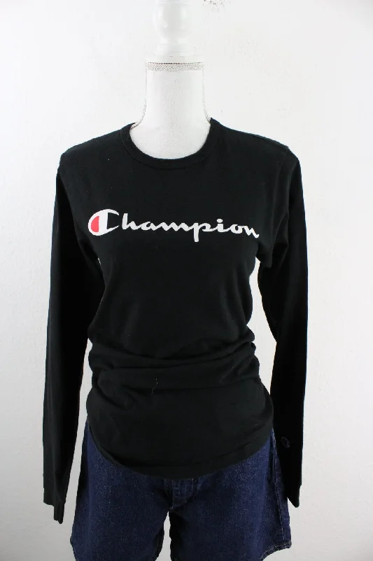Vintage Champion Shirt (S)-- Embroidered Appliqued Beaded