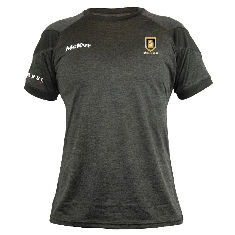 Mc Keever Mourneabbey LGFA Core 22 T-Shirt - Womens - Black-- Asymmetrical Pockets Print Mc Keever Mourneabbey LGFA Core 22 T-Shirt - Womens - Black-- Asymmetrical Pockets Print
