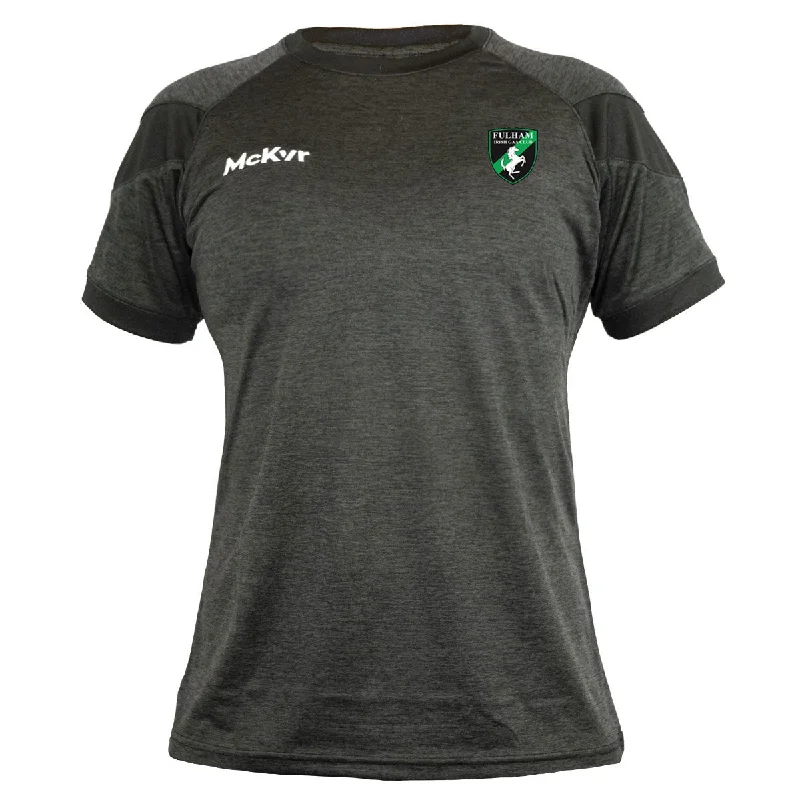 Mc Keever Fulham Irish GAA Core 22 T-Shirt - Womens - Black-- Front Pockets Side Pockets Patch Pockets Mc Keever Fulham Irish GAA Core 22 T-Shirt - Womens - Black-- Front Pockets Side Pockets Patch Pockets