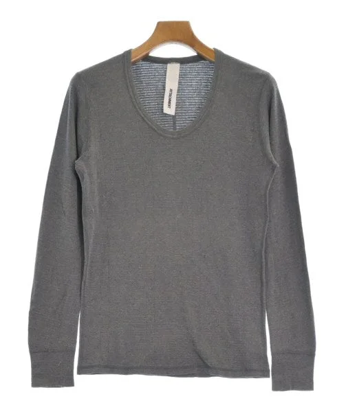 ATTACHMENT Tee Shirts/Tops-- V-Neck T-Shirt Long Sleeve Cotton