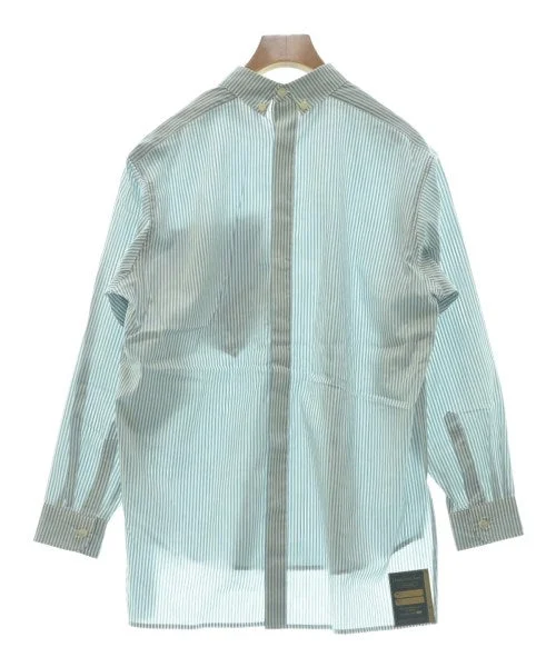 ASEEDONCLOUD Casual shirts-- Solid Color Striped Floral