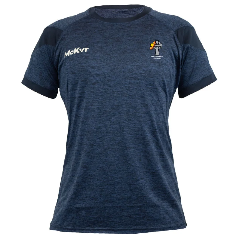 Mc Keever Los Zarcos FC Core 22 T-Shirt - Womens - Navy-- Embroidered Appliqued Beaded