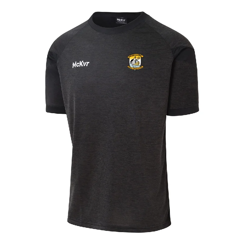 Mc Keever Kilmeena GAA Core 22 T-Shirt - Adult - Black-- Satin Blend Silk Blend Wool Blend