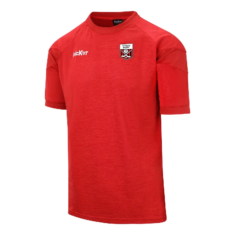 Mc Keever Trinity Gaels GAA Core 22 T-Shirt - Adult - Red-- Elegant Classic Vintage