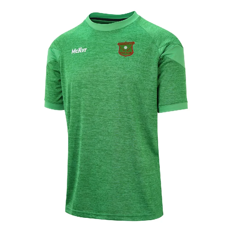 Mc Keever Graigue Cullen GAA Core 22 T-Shirt - Adult - Green-- Print Jacquard Patchwork