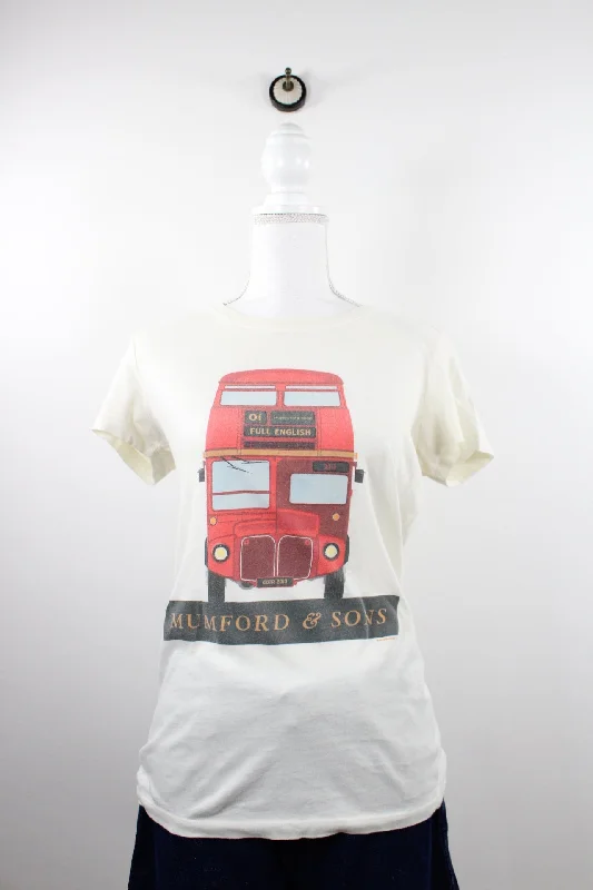 Vintage Mumford & Sons T-Shirt (L)-- Spandex Blend Rayon Blend Denim Blend