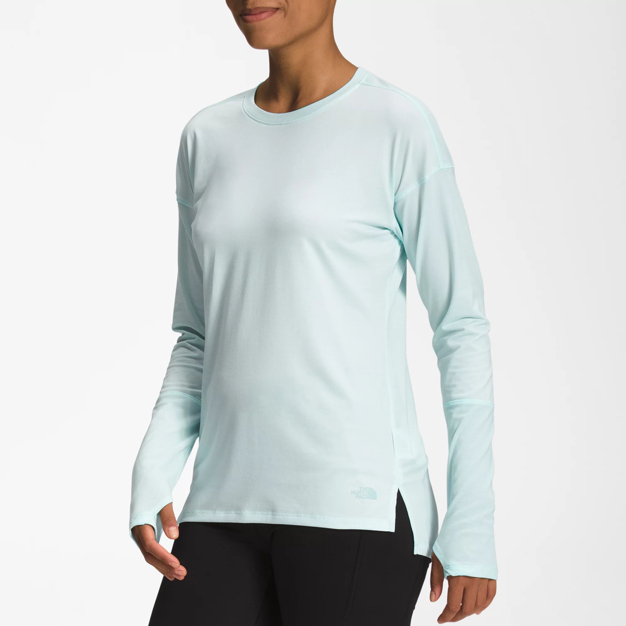 Women's The North Face | Dawndream Long Sleeve Shirt | Skylight Blue-- Front Pockets Side Pockets Patch Pockets