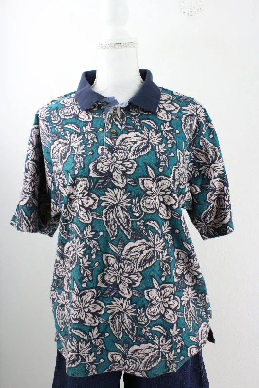 Vintage Hawaii T-Shirt (XL)-- Beaded Sequined Faux Fur