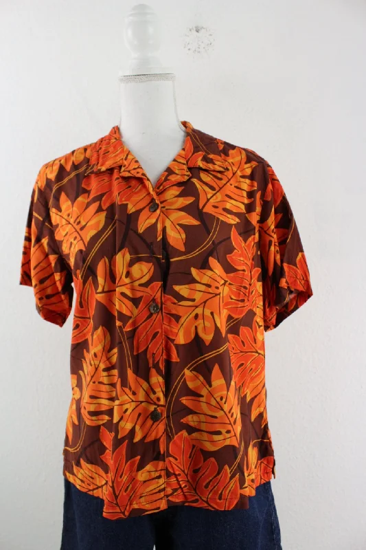 Vintage Hawaii Shirt (L)-- Machine Wash Dry Clean Hand Wash