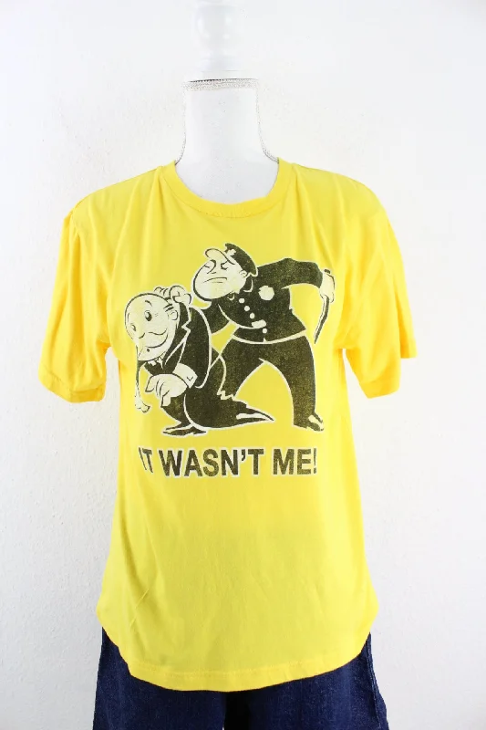 Vintage Monopoly T-Shirt (L)-- Hooded Caped Shawl Collar