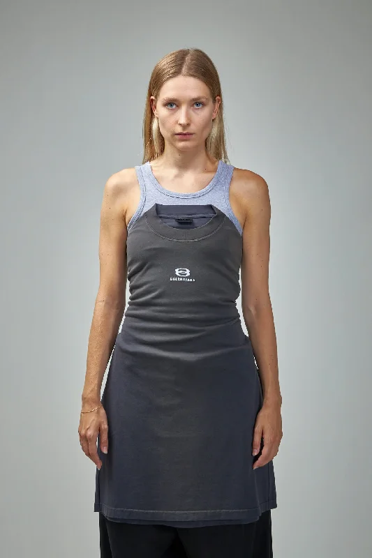 Unity Sports Icon Patched T-Shirt Top-- Spandex Blend Rayon Blend Denim Blend