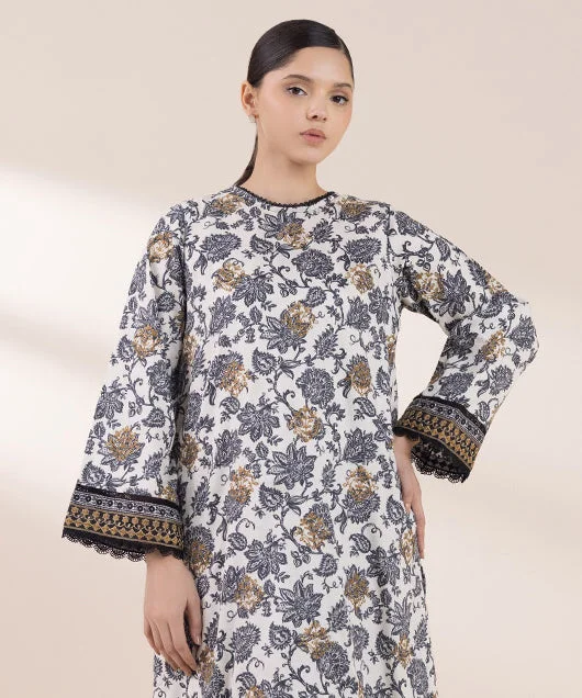 Embroidered Satin Shirt-- Mesh Canvas Denim