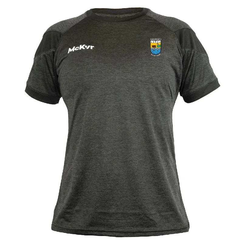 Mc Keever Shannon Gaels GAA Core 22 T-Shirt - Womens - Black-- Silk Blend Satin Velvet