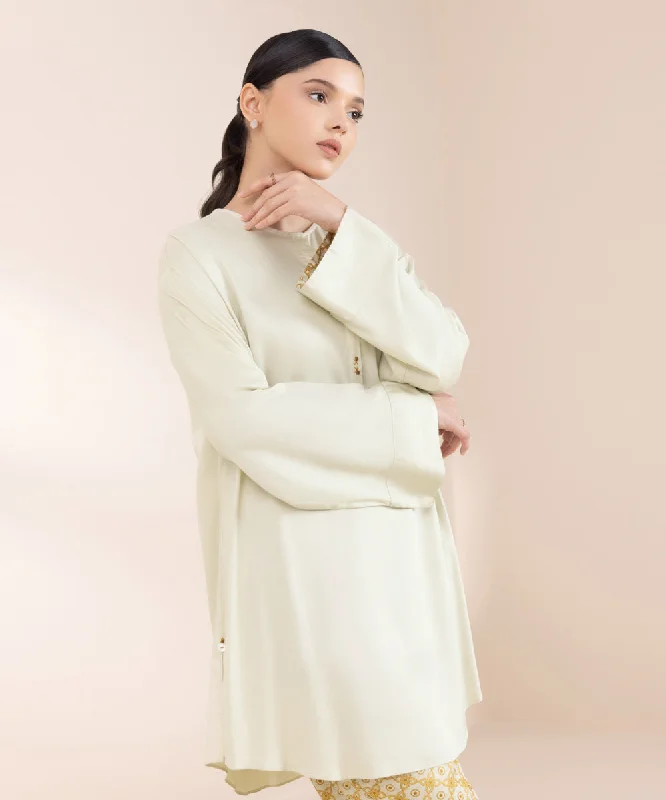 Solid Bedford Shirt-- Satin Fabric Silk Fabric Chiffon Fabric