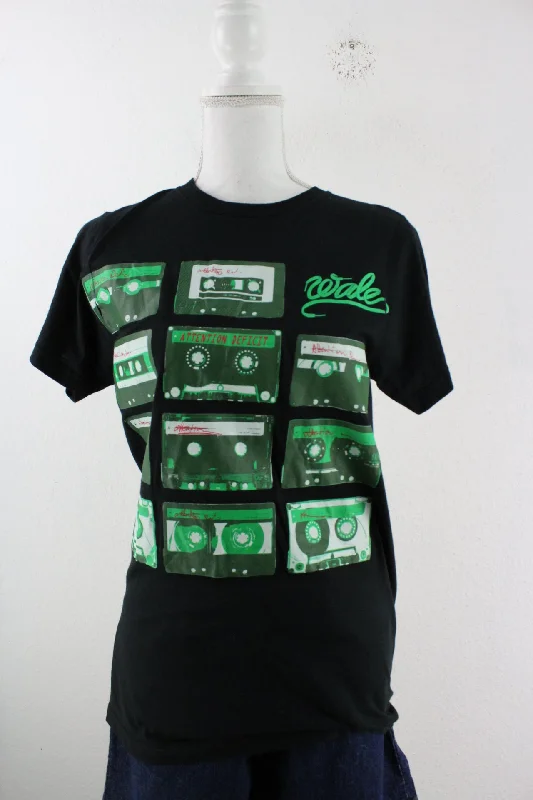 Vintage Wales T-Shirt (S)-- Mesh Blend Leather Blend Suede Blend