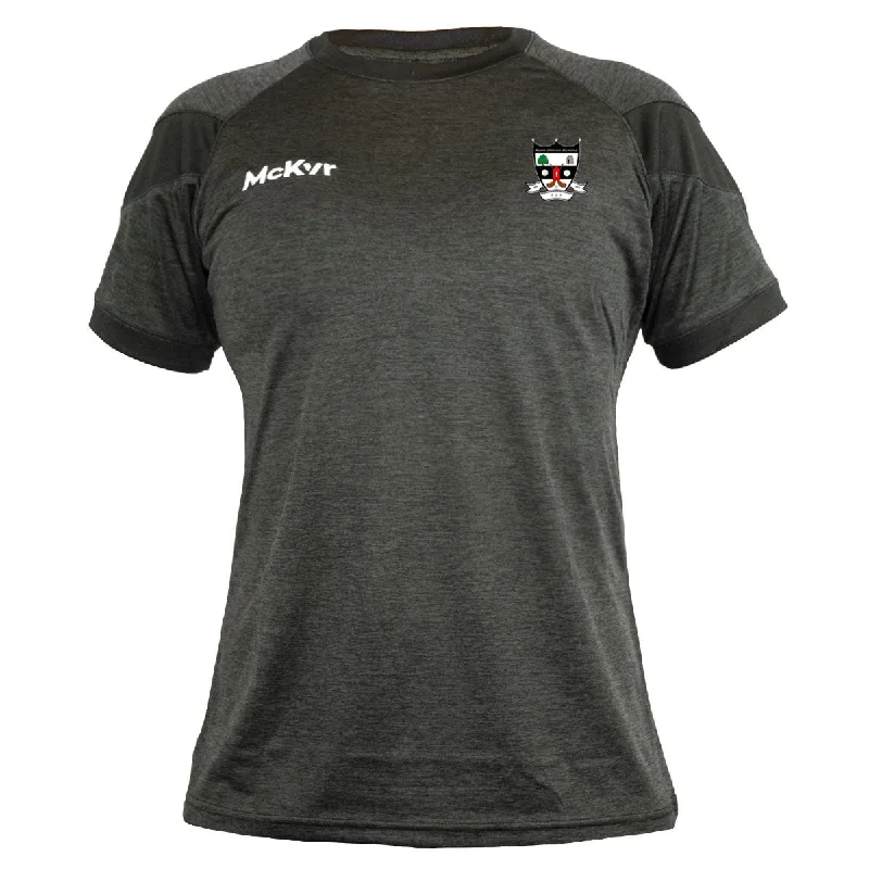 Mc Keever St Oliver Plunketts Cork GAA Core 22 T-Shirt - Womens - Black-- Beaded Sequined Faux Fur