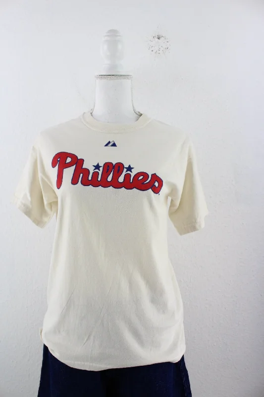 Vintage Phillies T-Shirt (M)-- Elegant Classic Vintage