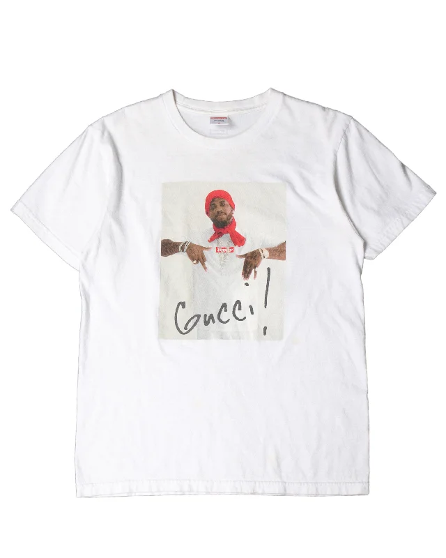 Gucci Mane Photo T-Shirt-- Cashmere Blend Cotton Blend Poly Blend