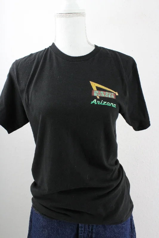 Vintage In N Out Burger T-Shirt-- Mesh Canvas Denim
