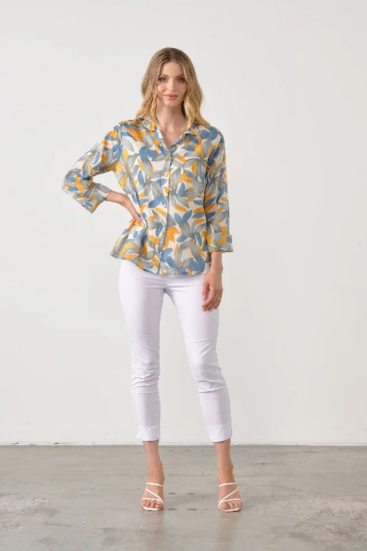 HOLMES & FALLON | Button Shirt-- Chenille Blend Fleece Blend Nylon Blend