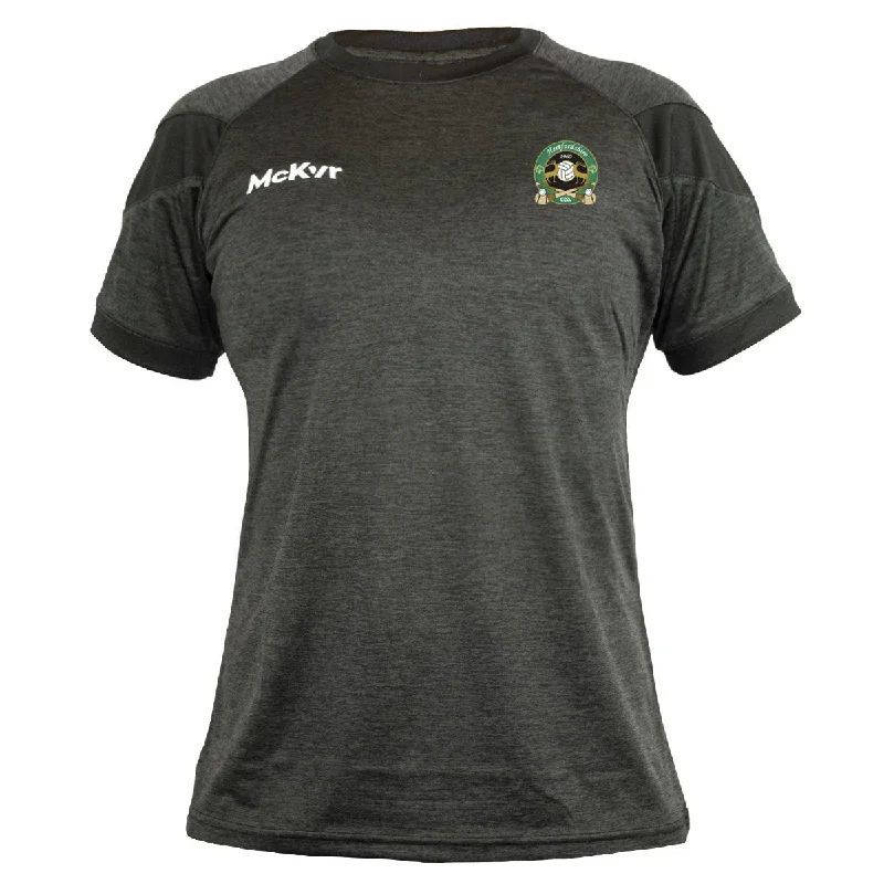Mc Keever Hertfordshire GAA Core 22 T-Shirt - Womens - Black-- Graphic Embroidered Appliqued