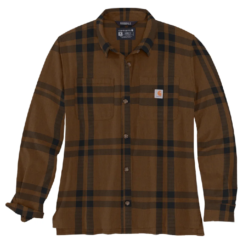 Carhartt WOMENS Loose Fit Midweight Flannel shirt-- Elasticated Padded Insulated