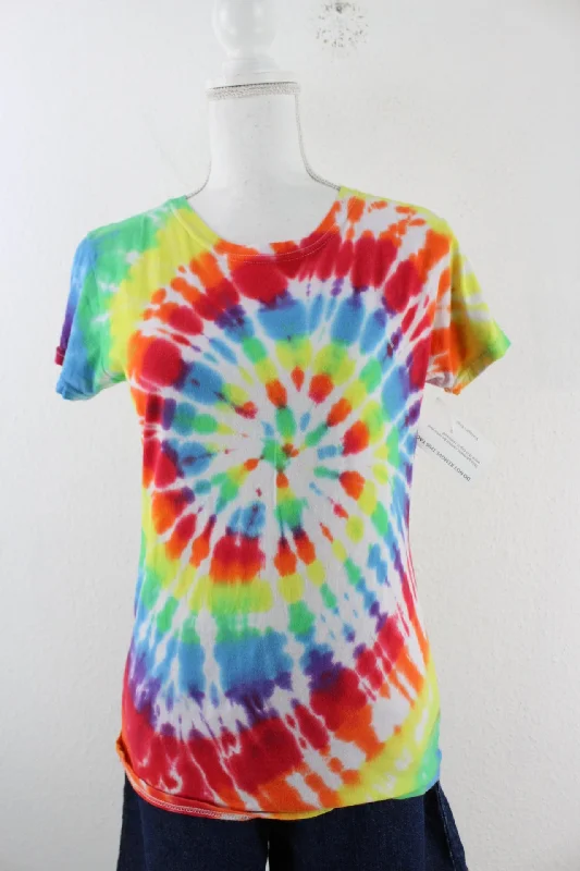 Vintage Tie Dye T-Shirt (M)-- Chenille Brocade Lace