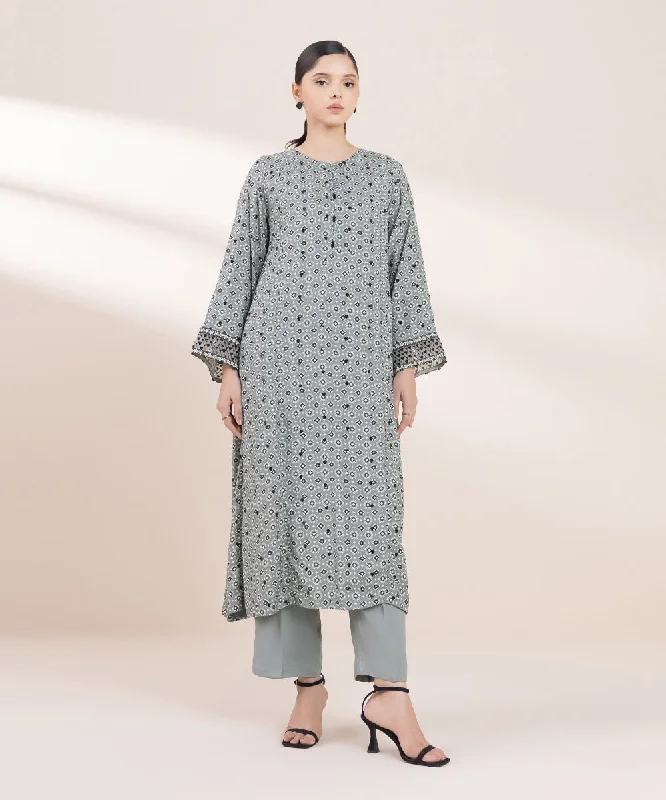 Embroidered Raw Silk Shirt-- Thin T-Shirt Open Front Quick Dry