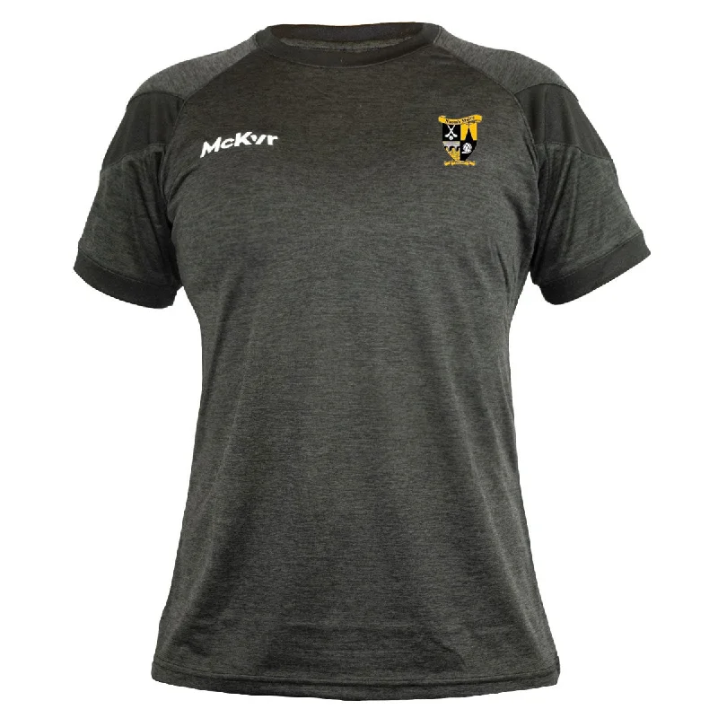 Mc Keever St Marys GAA Core 22 T-Shirt - Womens - Black-- Hooded Caped Shawl Collar