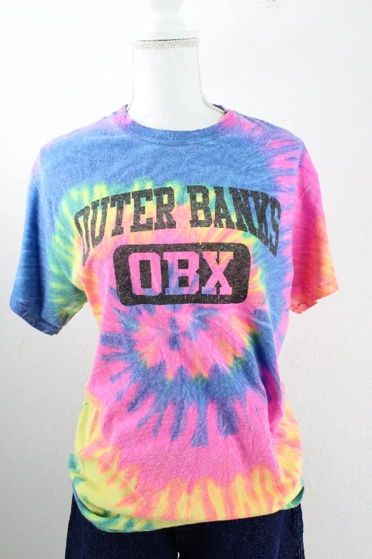 Vintage Outer Banks T-Shirt (M)-- Handmade Hand-knitted Hand-woven