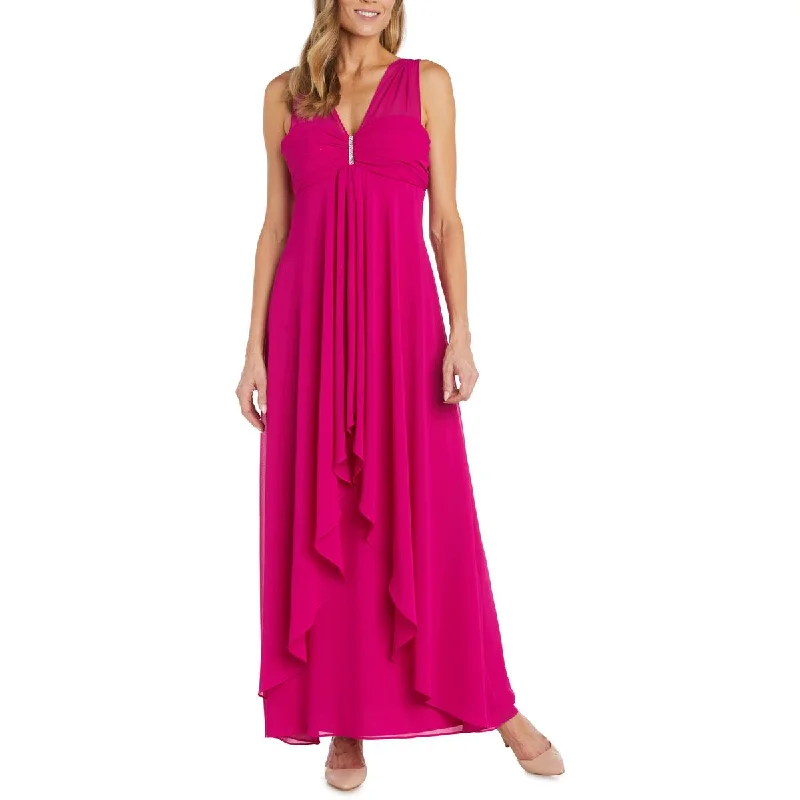 R&M Richards Womens Embellished  Evening Dress Tunics Party sparkling