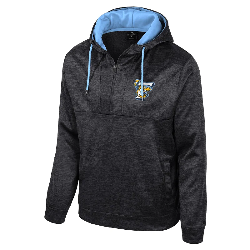 Toledo Walleye Cypher Half Zip Hooded Sweatshirt Hoodie Jacket Zipper Layering