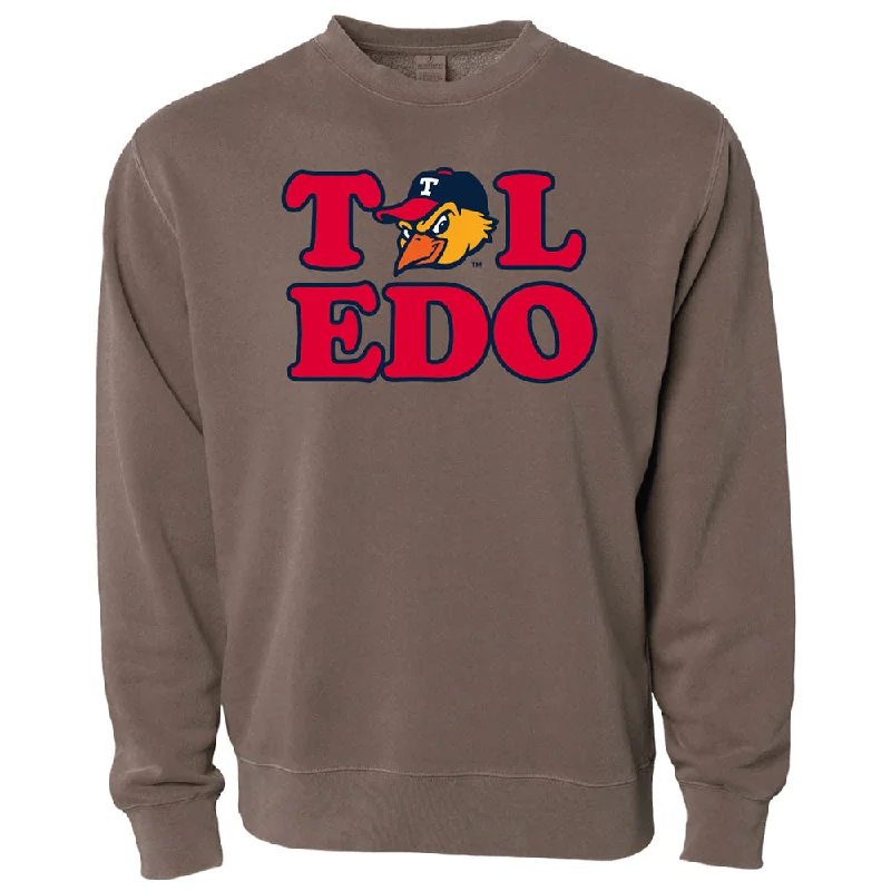 Toledo Mud Hens Collins Toledo Head Crewneck Sweatshirt Hoodie Jacket Zipper Layering