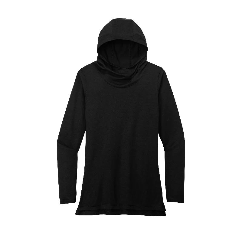 D2045W Ladies Tri-Blend Long Sleeve Hoodie Hoodie with Applique Textured Unique