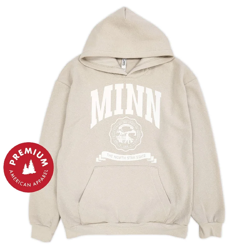 MINN Premium Hoodie Hoodie with Applique Textured Unique