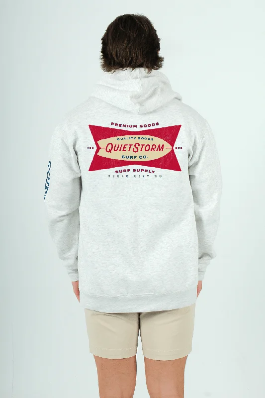 Surfboard Classic Full Zip Hoodie Hoodie with Embroidery Detailed Premium