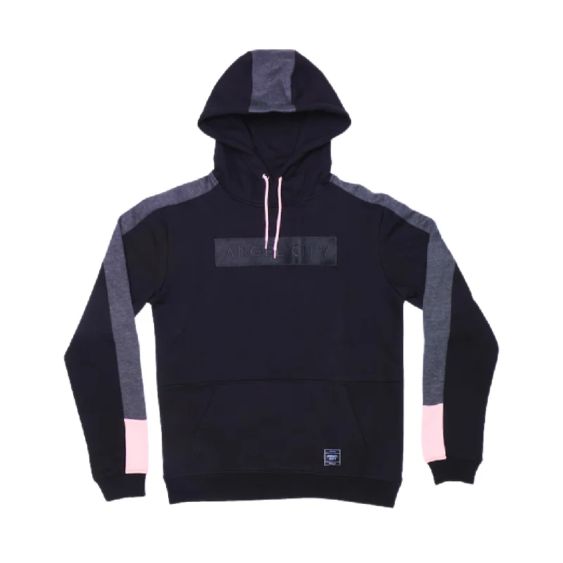 Angel City FC Unisex Tonal Embroidered Hoodie Zip Hoodie Drawstring Kangaroo Pocket