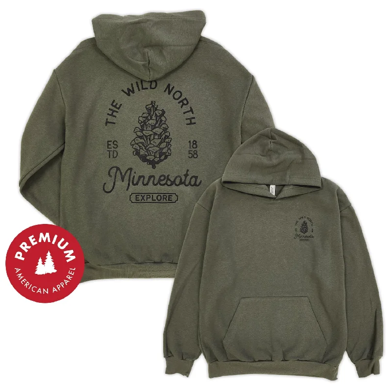 Wild North Premium Hoodie Hoodie with Gradient Ombre Colorful