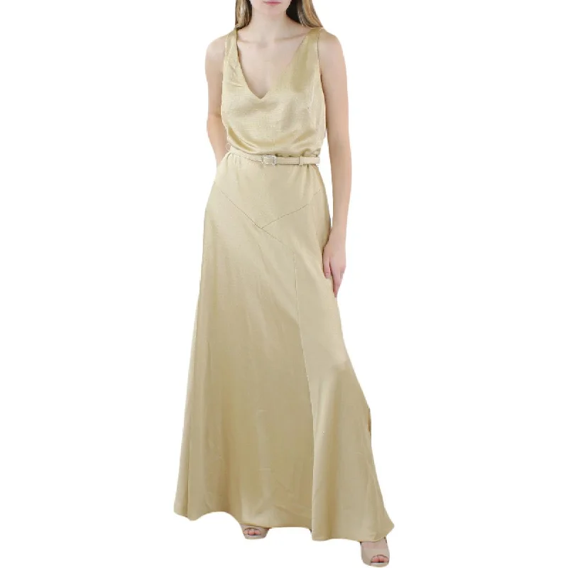 Lauren Ralph Lauren Womens Sleeveless Maxi Evening Dress Tunics Evening elegant