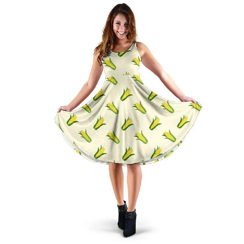 Corn Print Pattern Dress Tunics Review highly