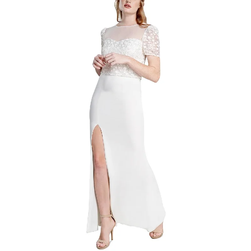 Dress The Population Womens Sequined Maxi Evening Dress Tunics Bestseller popular