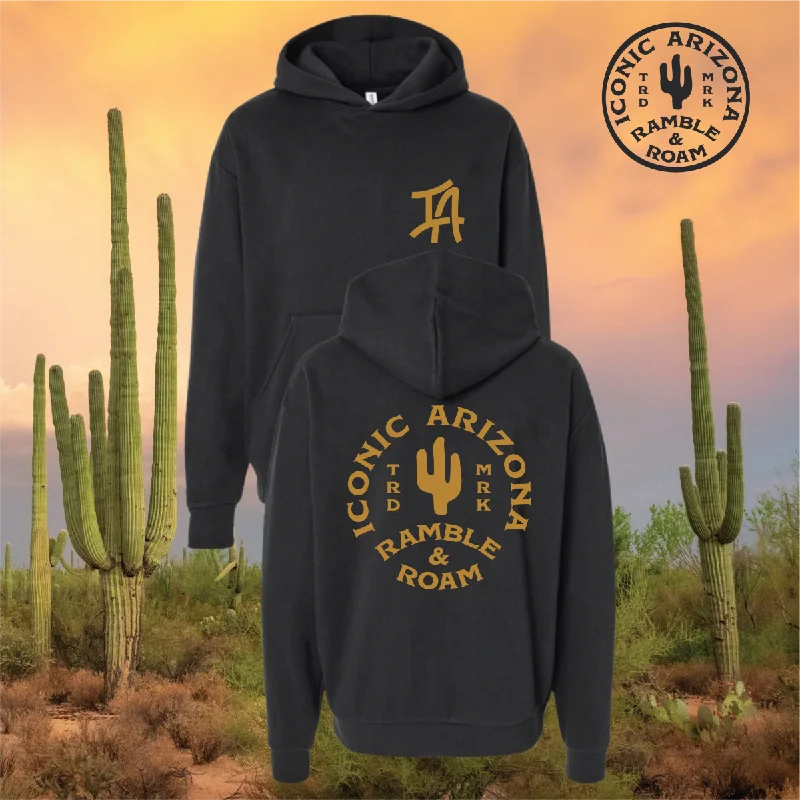 "The Shop" Unisex Hoodie Hoodie with Toggle Buttons Decorative Unique