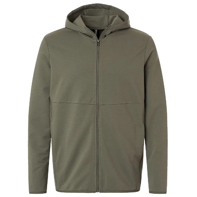 Independent Trading Co. Unisex Pine Perform Full-Zip Hooded Sweatshirt Hoodie with Metallic Shiny Futuristic