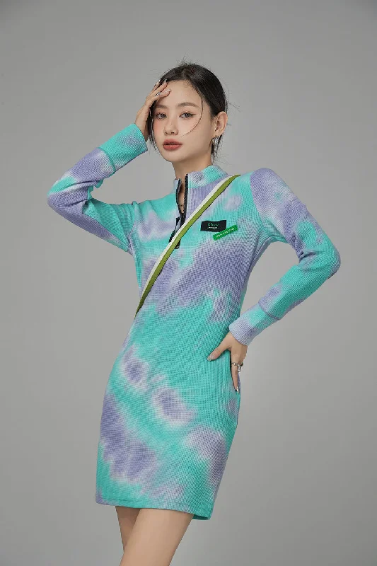 The Subtle Art Tie And Dye Dress Tunics Summer linen