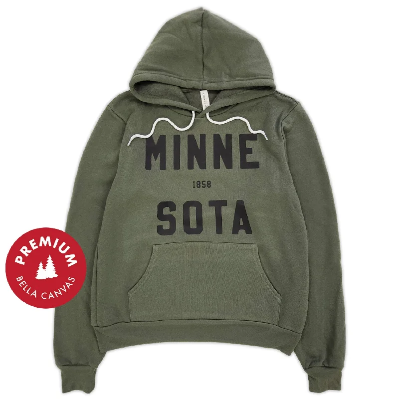 Minnesota Premium Hoodie Hoodie with Illustration Artistic Creative